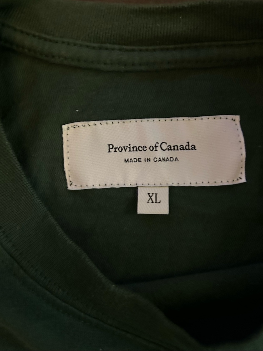 Province of Canada Crop Top in Forest Green